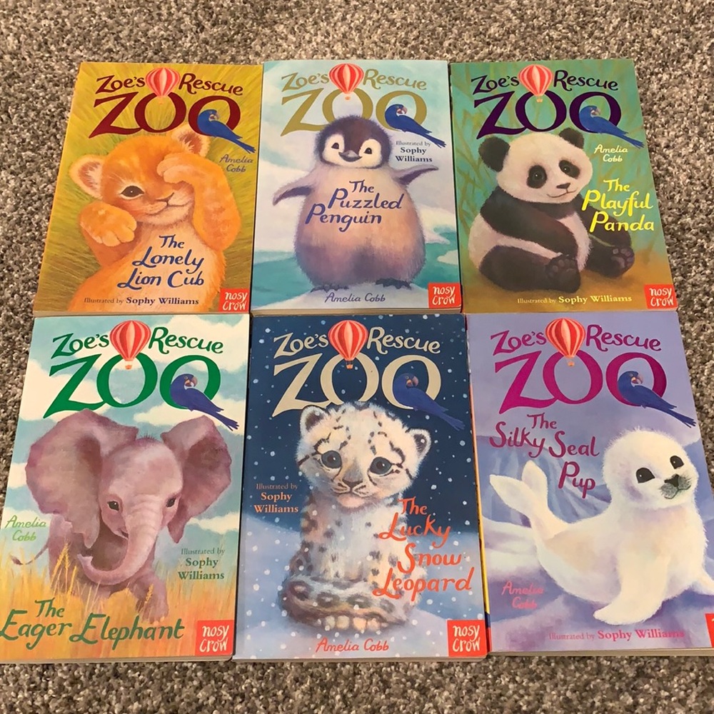 Zoe’s Rescue Zoo 6 book set (British English)